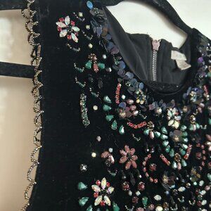 Ecote Velvet Shift Dress